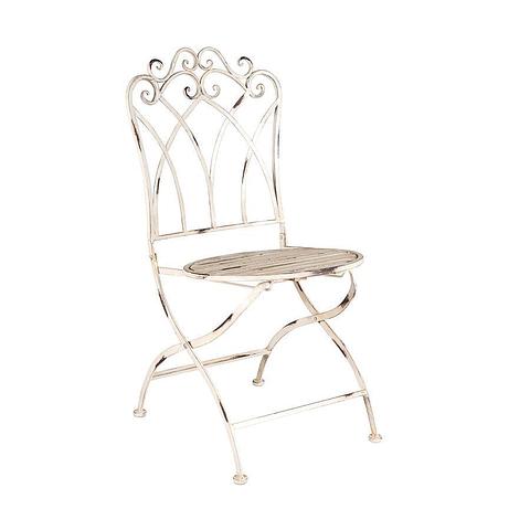 Martinique Chair Metal w/Wood 43x90cm(2/2)