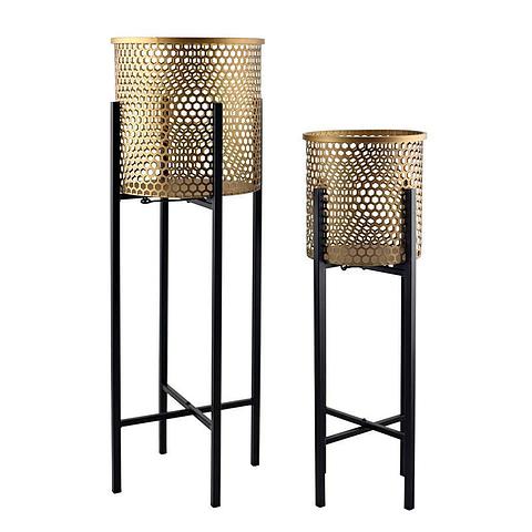 Set/2 Nested Luxe Stilted Beehive Planters 25x75/20x60cm (1/1)
