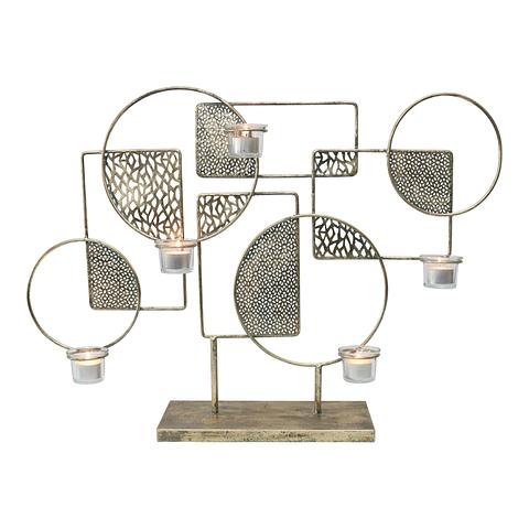 Abstract Hives Statement Candleholder 72x13x52cm