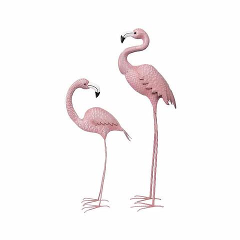 Set/2 Pale Pink Flamingo 33x23x97/30x20x72cm