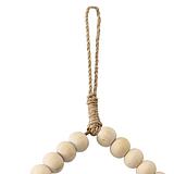 Handcrafted Necklace w/Grass & Beads Wallart 50x50cm