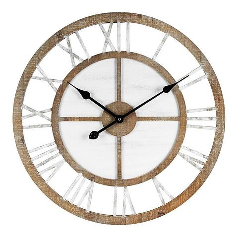 XL Scandi Geometric Wall Clock 60x5cm