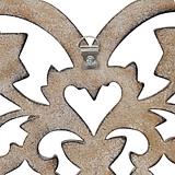 Hand-carved Heart Wallart 30.5x0.6cm