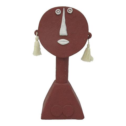 Contemporary Terracotta Tribal Lady 15x8x30.5cm (2)