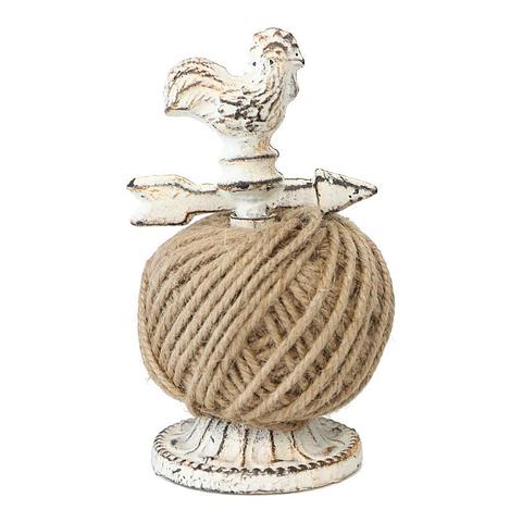 French Country Chook w/Ball of String 9x16cm