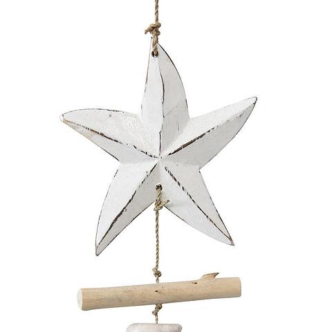 Handcrafted Starfish w/Driftwood Hanger 10x100cm