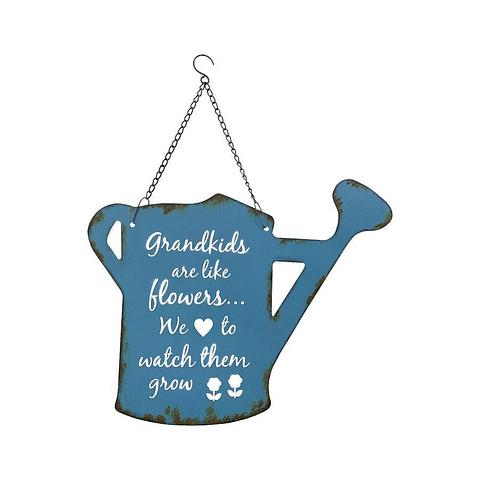 'Grandkids' Watering Can Wallart 50x0.6x60cm