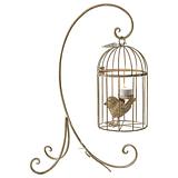 Birdcage on Stand Candleholder 18x28x42.5cm