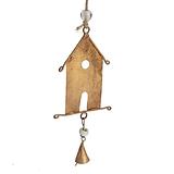 Handcrafted Houses w/Bells Hanging Mobile 15x2.5x145-161cm