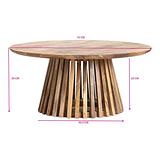Avoca Mango Wood Coffee Table 75x75x35cm
