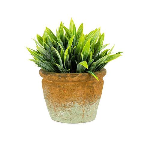 Terracotta - Potted Artificial Grass Plant  x15cm (4/108)
