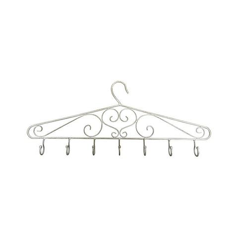 French Provincial Garden Hook - White