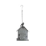 Happy Home Hanging Birdhouse - White/Grey