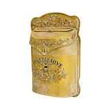 Vintage Busy Bee Hive Post Box - Distressed Yellow