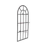 French Window Wallart W/ Removeable 15cm dia Pot holders 65x130cm